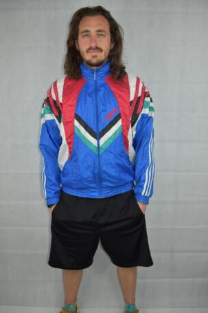 90's Adidas Shiny Nylon Tracksuit Men's M