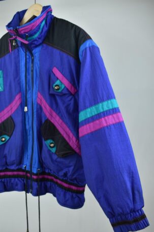 Vintage East West Bomber Ski Jacket Women's M