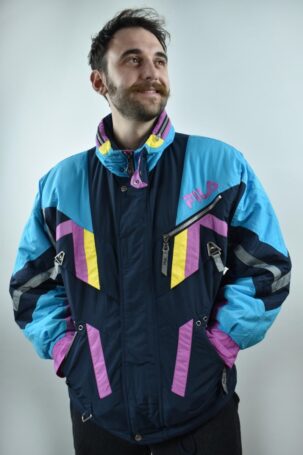 FILA Thermore Πολύχρωμο Ski Jacket Men's L - Women's XL