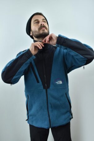 Vintage The North Face Fleece Ζακέτα με Φερμουάρ Men's M