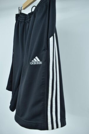 Vintage Adidas Three Stripes Αθλητικό Σορτσάκι σε Μαύρο EU M