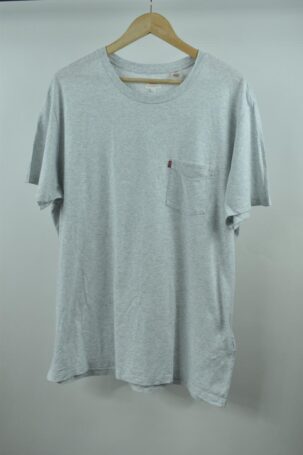 Vintage Levi's Basic T-shirt σε Ανοιχτό Γκρι Men's XL