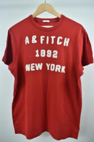 Vintage A & Fitch Muscle T-shirt σε Κόκκινο No XXL