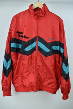 Vintage 80's Adidas Track Jacket σε Κόκκινο No XL