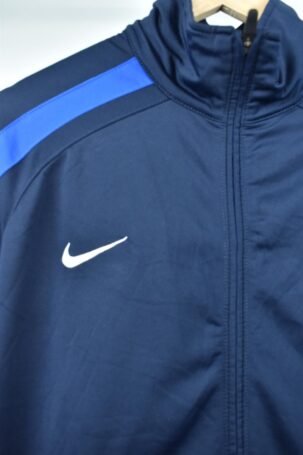 Vintage Nike Shiny Track Jacket σε Μπλε No 2XL
