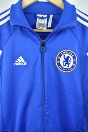 Vintage Adidas Chelsea Football Club Track Jacket σε Μπλε No S