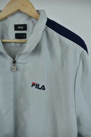 Vintage FILA Track Jacket σε Ανοιχτό Γαλάζιο No M