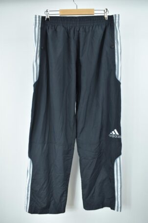 Y2K Adidas Windbreaker Tearaway Track Pants σε Μαύρο Men's XL