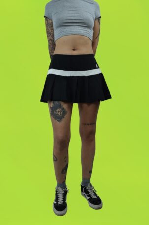 Y2K Adidas Climalite Club Tennis Skirt σε Μαύρο No M