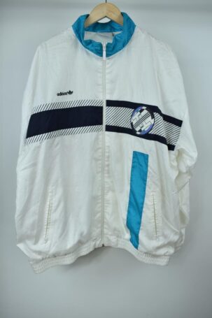Vintage 90's Adidas Track Jacket σε Λευκό Men's XXL