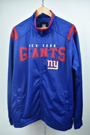 Vintage Υ2Κ NFL NY Giants Track Jacket σε Μπλε Men's US XL - XXL