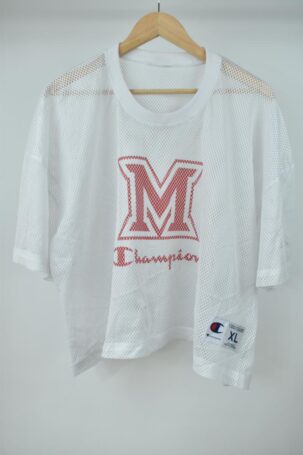 Vintage Champion Authentic Athletic Apparel Crop Top Jersey No XL