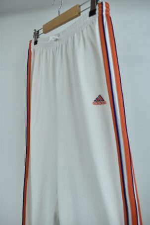 Vintage Adidas Three Stripes Track Pants σε Λευκό US L