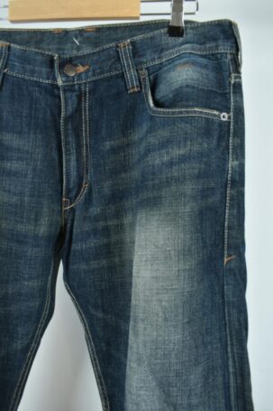 Vintage Levi's 514 Medium Waist Jeans σε Σκούρο Μπλε US 34x30