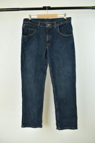Vintage Wrangler Medium Waist Jeans σε Σκούρο Μπλε US 32