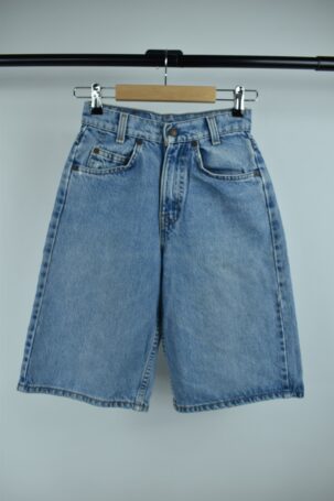Vintage Levi's 580 Orange Tab High Waist Jean Shorts US 23