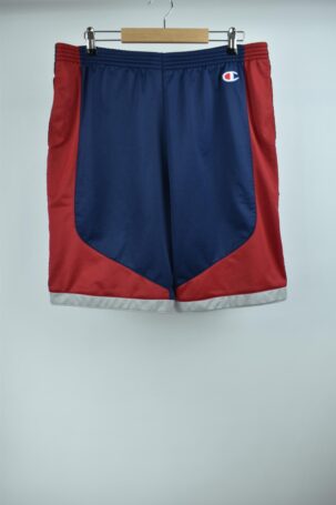 Vintage Champion USA Basketball Shorts σε Μπλε - Κόκκινο No XXL