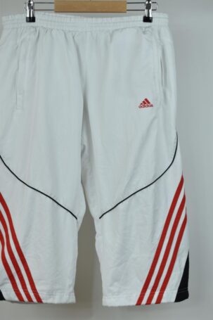 Vintage Adidas Capri Track Pants σε Λευκό US L