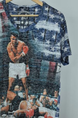 Y2K Phillipp Plein Muhammed Ali T-Shirt σε Πολύχρωμο Men's XL