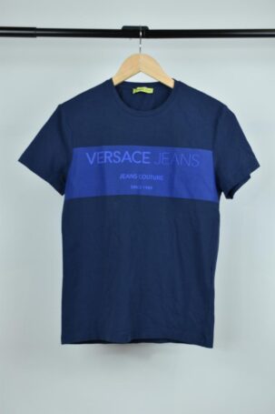 Vintage Versace Jeans T-Shirt σε Σκούρο Μπλε No M