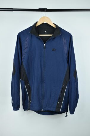 Vintage Starter Track Jacket σε Σκούρο Μπλε No S
