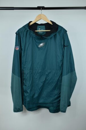Vintage Nike NFL Philadelphia Eagles Anorak Track Jacket σε Πράσινο No XL