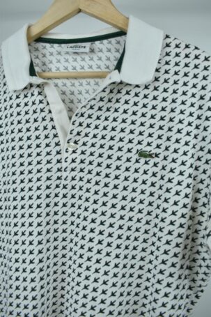 Vintage Lacoste Shirt σε Λευκό - Πράσινο No M
