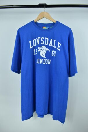 Vintage Lonsdale Loves All Colours T-Shirt σε Μπλε No 3XL