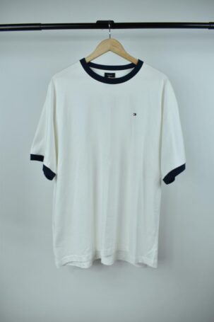 Vintage Tommy Hilfiger T-Shirt σε Λευκό No XL
