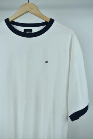 Vintage Tommy Hilfiger T-Shirt σε Λευκό No XL