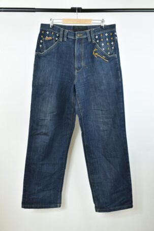 Vintage Karl Kani Signature Baggy Jeans σε Σκούρο Μπλε US 38