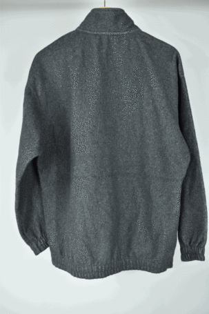 Vintage Fila Fleece Μπλούζα Half Zip σε Γκρι No US M/L