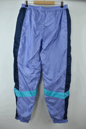 Vintage 90's Adidas Shiny Track Pants σε Μωβ Λιλά No L