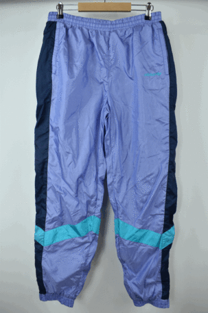 Vintage 90's Adidas Shiny Track Pants σε Μωβ Λιλά No L