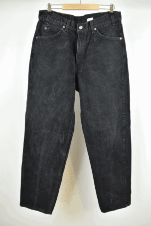 Vintage Levis Orange Tab 555 Jeans Made in USA Relaxed Fit Straight Leg σε Μαύρο No US W34 - L 30